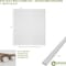 Ekena Millwork 94H x 1/2T Adjustable PVC Slat Wall Panel Kit w/ 1W Slats, Unfinished contains 42 Slats SWP84X94X0500UN - alternate 4